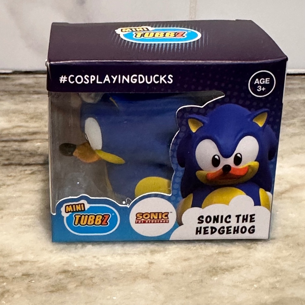 Mini Tubbz Sega SONIC THE HEDGEHOG Rubber Duck Cosplay Collectible Jeep Duckie